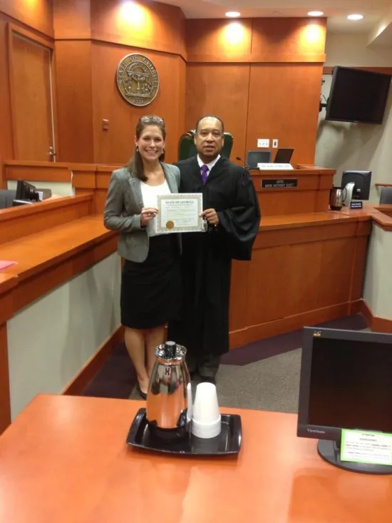 Natanya H. Brooks in Courtroom