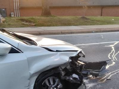 car wrecked in accident