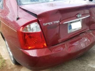 Red spectra after accident