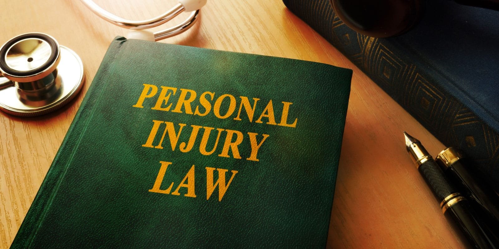 Injury Law Book on desk