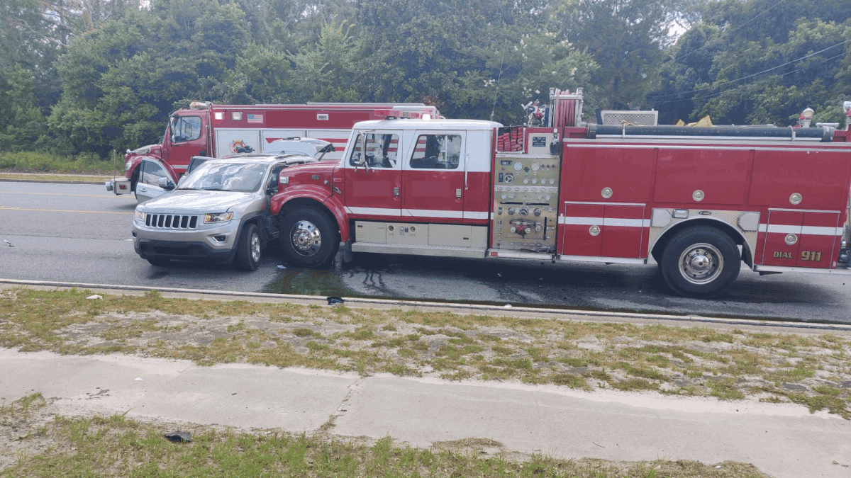 T-Bone Accident with a Firetruck