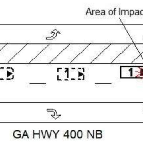 diagram of car accident
