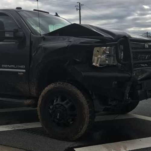 Car wrecked in accident